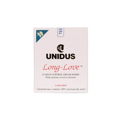 [사정지연] 롱러브 마취콘돔 3P | UNIDUS