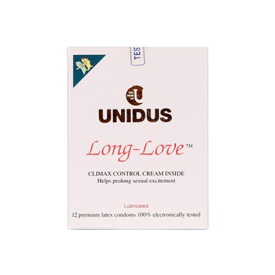 [사정지연] 롱러브 마취콘돔 12P | UNIDUS