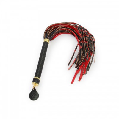 레드블랙 플로거 - Red & Black Braided Tail Flogger | SEVANDA