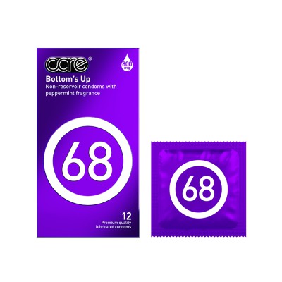 케어 68 무꼭지형 콘돔 12p | care